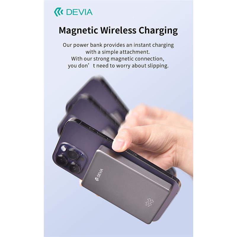 Devia powerbank Extreme Speed Series Mini 10.000 mAh PD 20W - Space Gray 