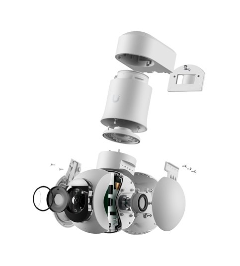 Ubiquiti UniFi Compact, all-weather camera with ultra-low latency pan-tilt-zoom control and versatile mounting options 