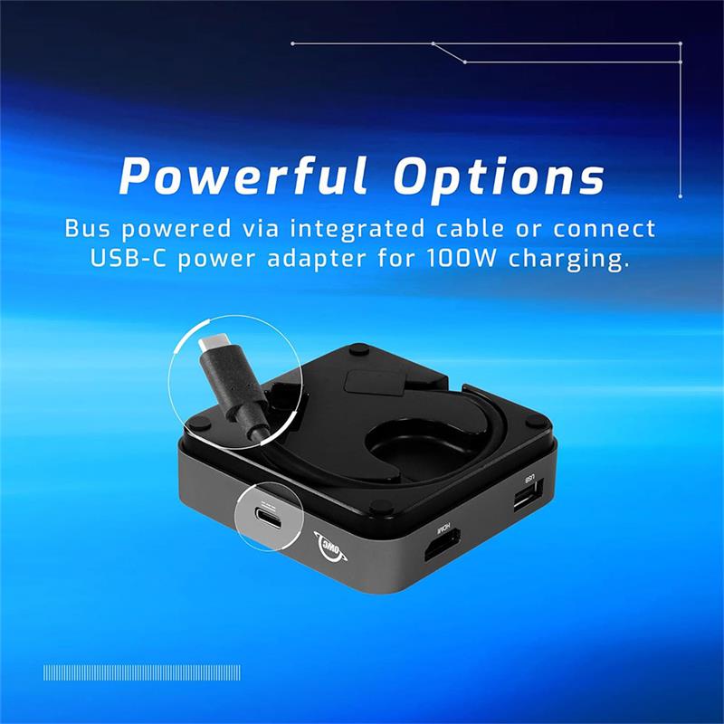OWC USB-C Travel Dock - Space Gray 