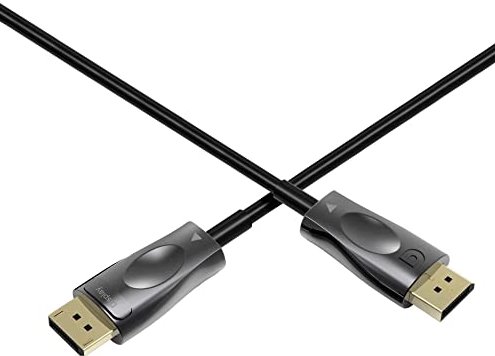 PREMIUMCORD Optický DisplayPort 1.4 pripojovací kábel M/ M,  pozlátený konektor. 50m 