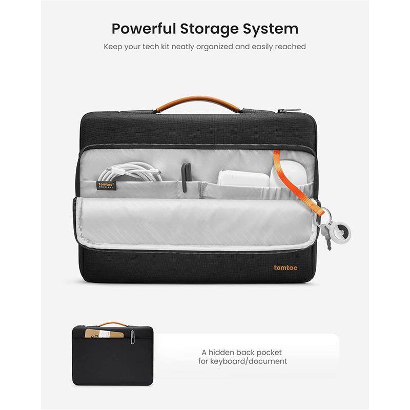 TomToc taška Versatile A14 pre Macbook Pro 16" M1/M2/M3/M4 - Black 