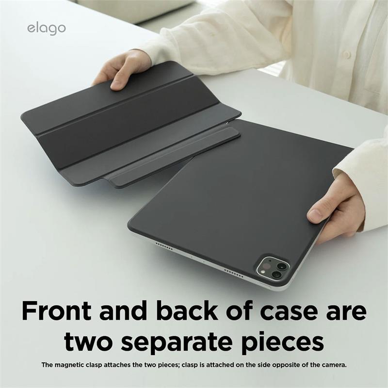 Elago puzdro Magnetic Folio Case pre iPad Pro 13" M4/M5 - Light Gray 
