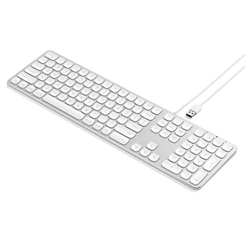 Satechi klávesnica Aluminium Wired USB Keyboard - Silver 