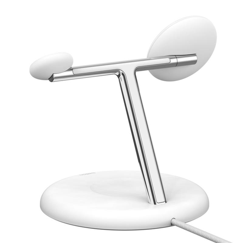 Belkin Boost Charge Pro 3-in-1 Magnetic Wireless Charging Stand with Qi2 15W - White *Rozbalený* 