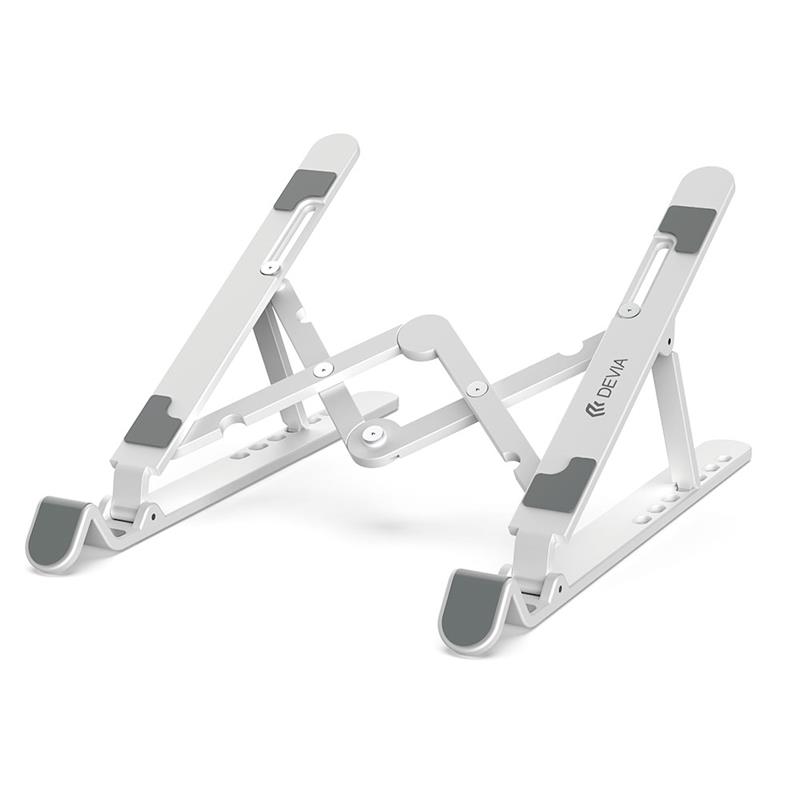 Devia Kintone Series Multi-function Folding Stand For Tablet/Laptop - White 