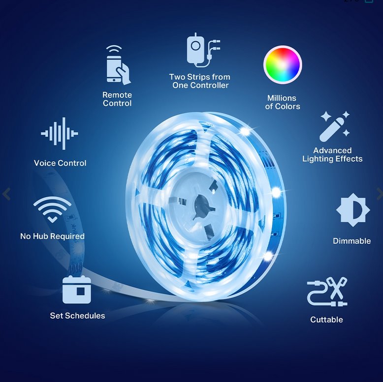 tp-link Tapo L900-10, Inteligentny WiFi led pasik 