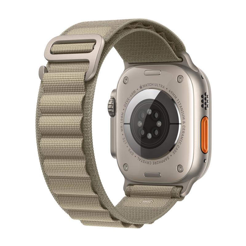 Apple Watch Ultra 2 GPS + Cellular, 49mm Titanium Case with Olive Alpine Loop - Medium *Rozbalený* 