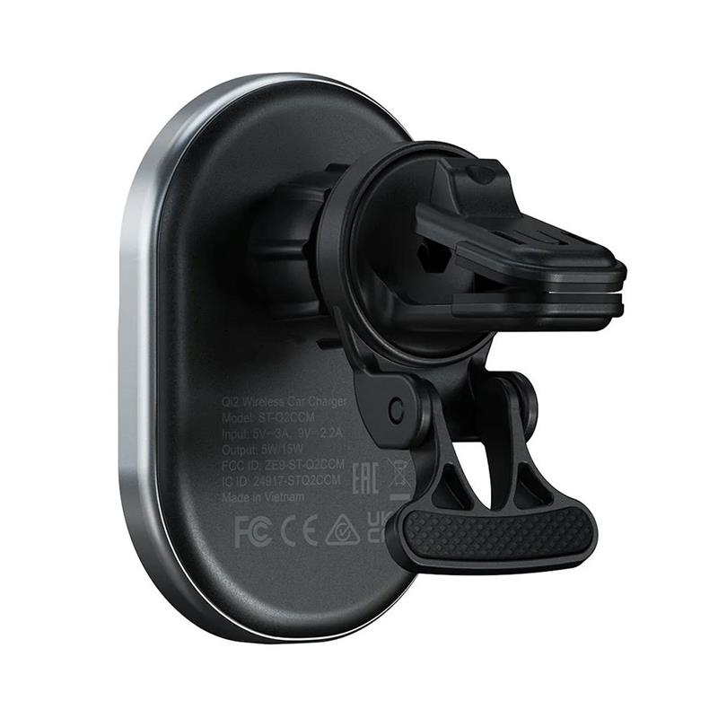Satechi Qi2 Wireless Car Charger - Space Gray 