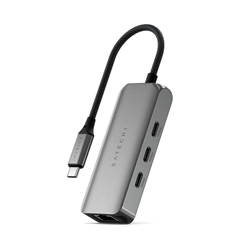 Satechi USB-C Hub 4-in-1 with 2.5 Gigabit Ethernet - Space Gray 