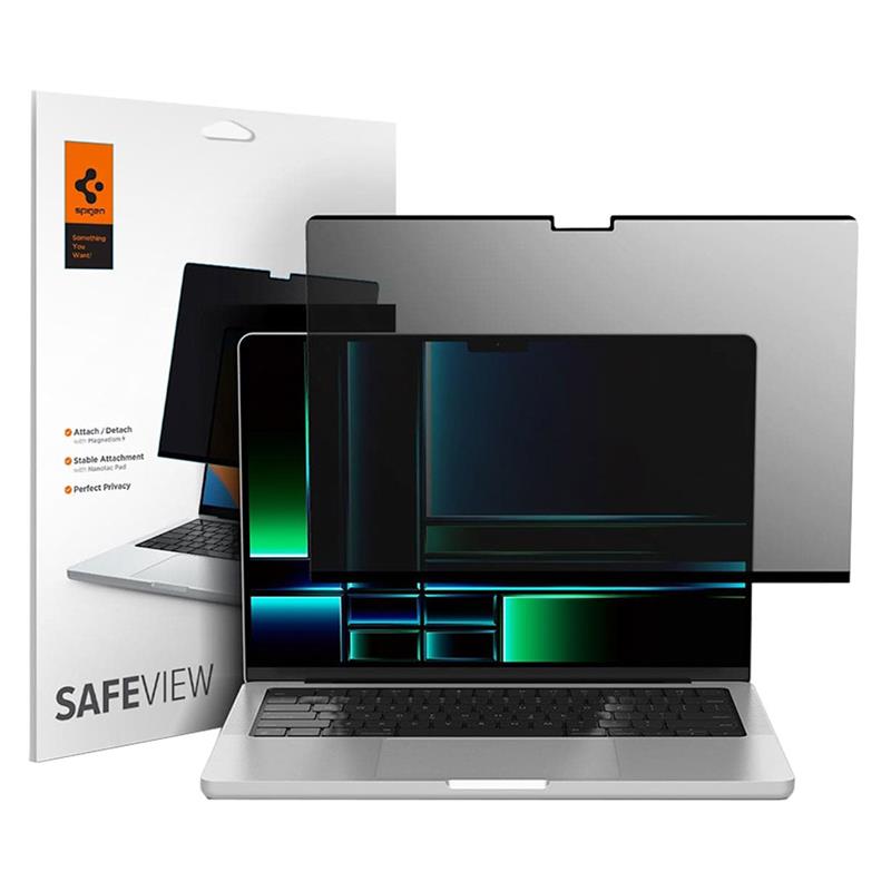 Spigen Screen Protector Safe View Privacy pre Macbook Pro 14" M1/M2/M3/M4 