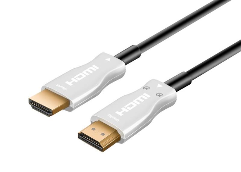 PremiumCord optický fiber High Speed with Ether. 4K@60Hz kabel 15m, M/M, pozlátené konektory 