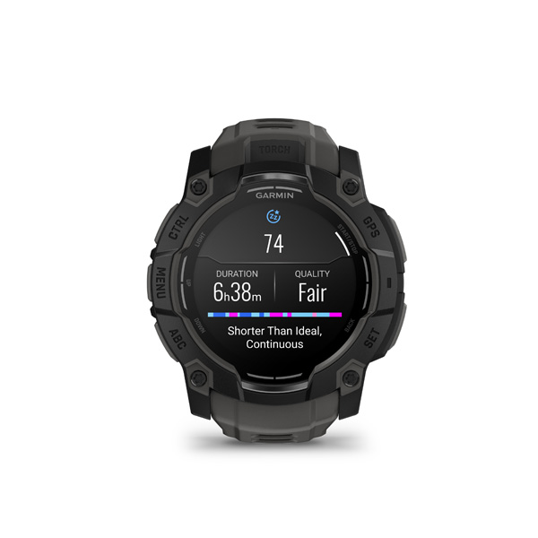 Garmin Instinct 3 - 50mm, AMOLED, Black, Charcoal silicone band 