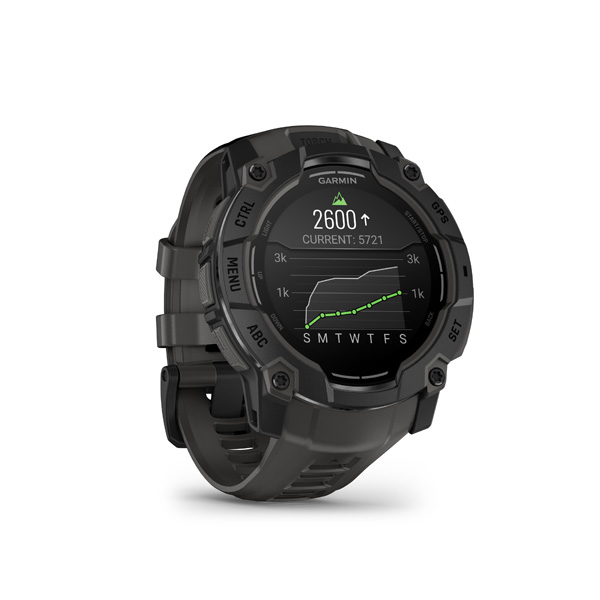 Garmin Instinct 3 - 50mm, AMOLED, Black, Charcoal silicone band 