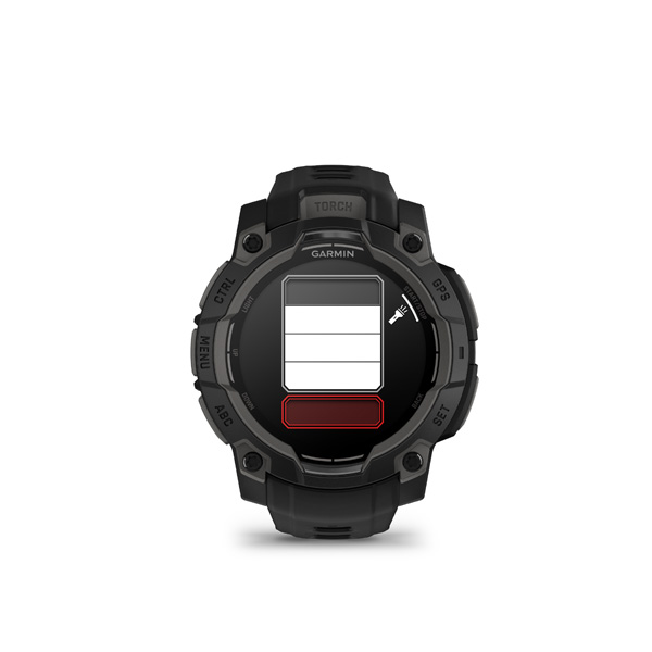 GARMIN Instinct 3 - 45mm, AMOLED, Black, Black silicone band 