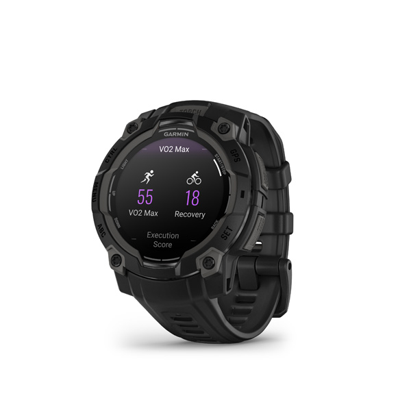 GARMIN Instinct 3 - 45mm, AMOLED, Black, Black silicone band 