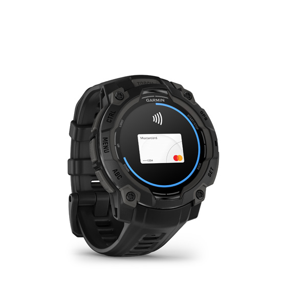 GARMIN Instinct 3 - 45mm, AMOLED, Black, Black silicone band 