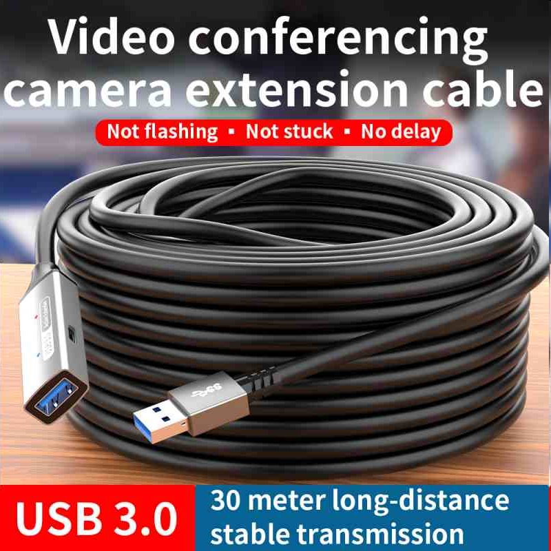 PremiumCord USB 3.2 repeater a predlžovací kábel Male-Female, 5Gbps Aluminium 10m 
