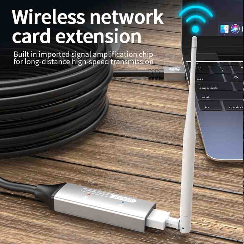 PremiumCord USB 3.2 repeater a predlžovací kábel Male-Female, 5Gbps Aluminium 15m 