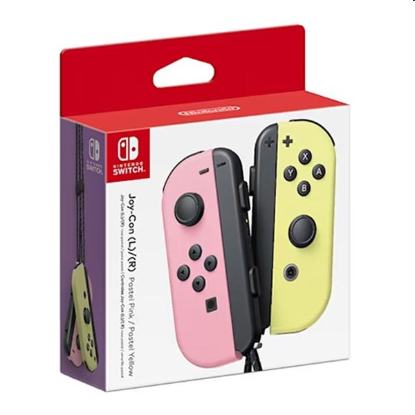 Nintendo Joy-Con Pair, pastel pink/pastel yellow 