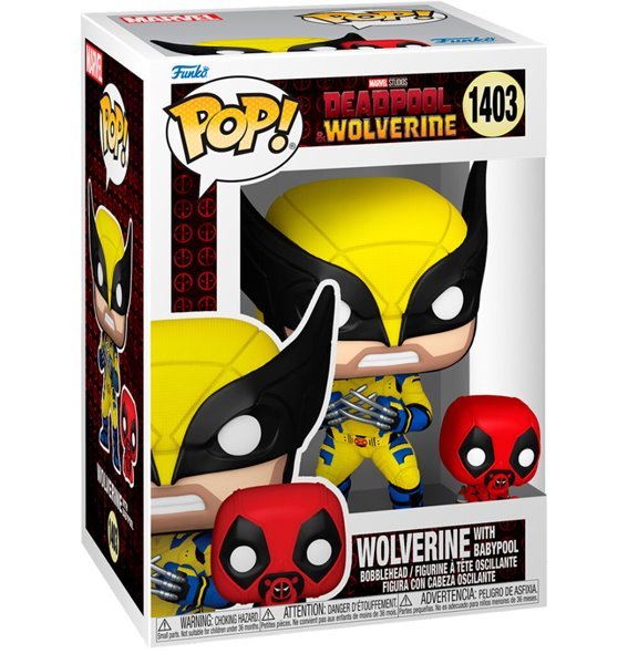 POP! Deadpool & Wolverine: Wolverine with Babypool (Marvel) 