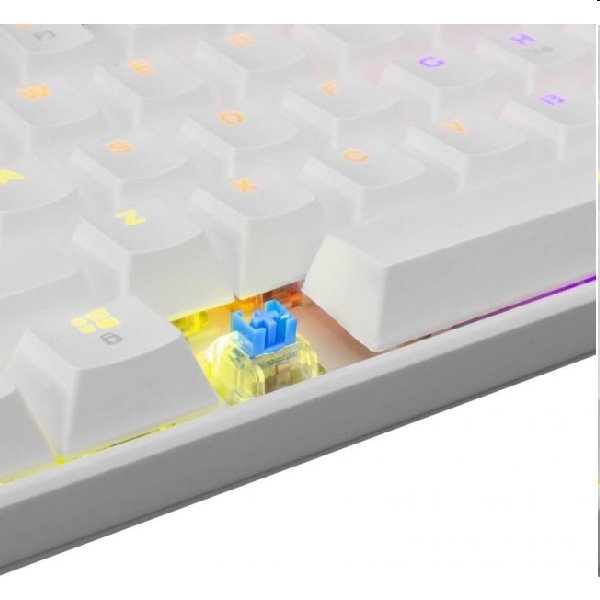 White Shark Mechanical gaming keyboard SHINOBI, US, blue switch, white 