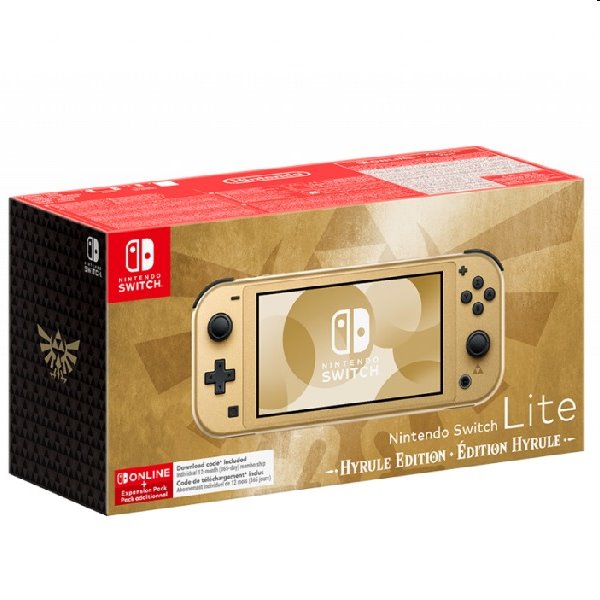 Nintendo Switch Lite (Hyrule Edition) + NSO subscription for 12 months 