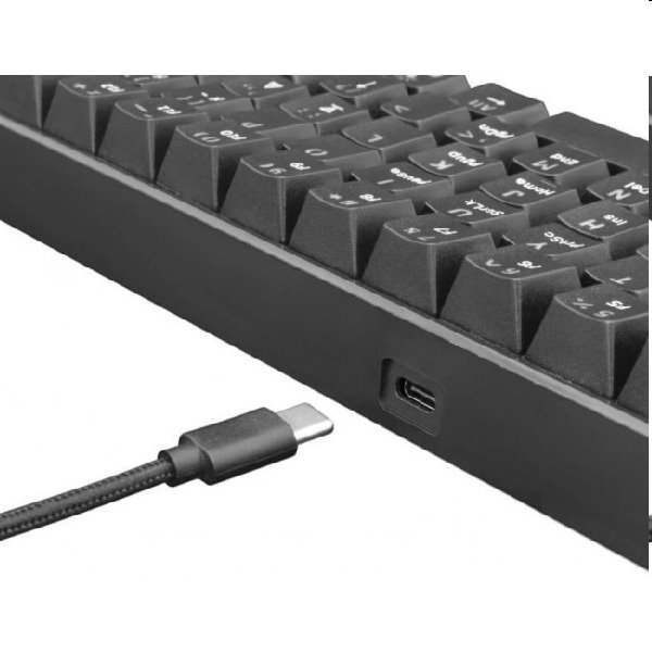 White Shark Mechanical gaming keyboard SHINOBI, US, blue switch, black 