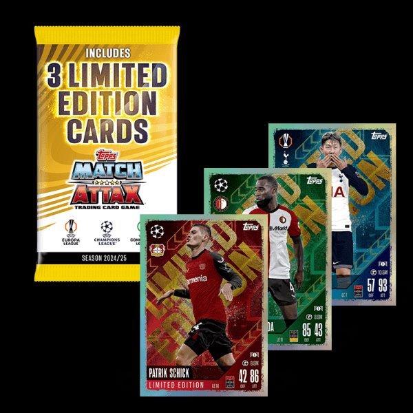 Futbalové karty Topps Match Attax TCG 2024 25 UCC Mega Multipack 