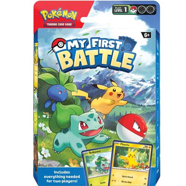 PKM My First Battle Bulbasaur vs Pikachu (Pokémon) 