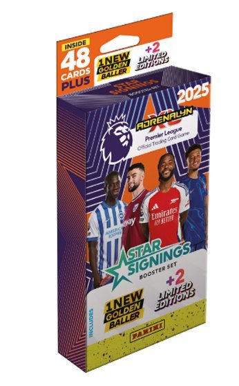 Panini Premier League 2024 2025 Adrenalyn karty STAR SIGNINGS 