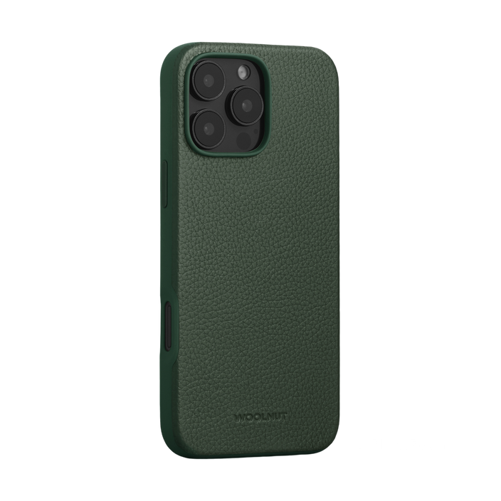 Woolnut Leather Case for iPhone 16 Pro Max - Green 