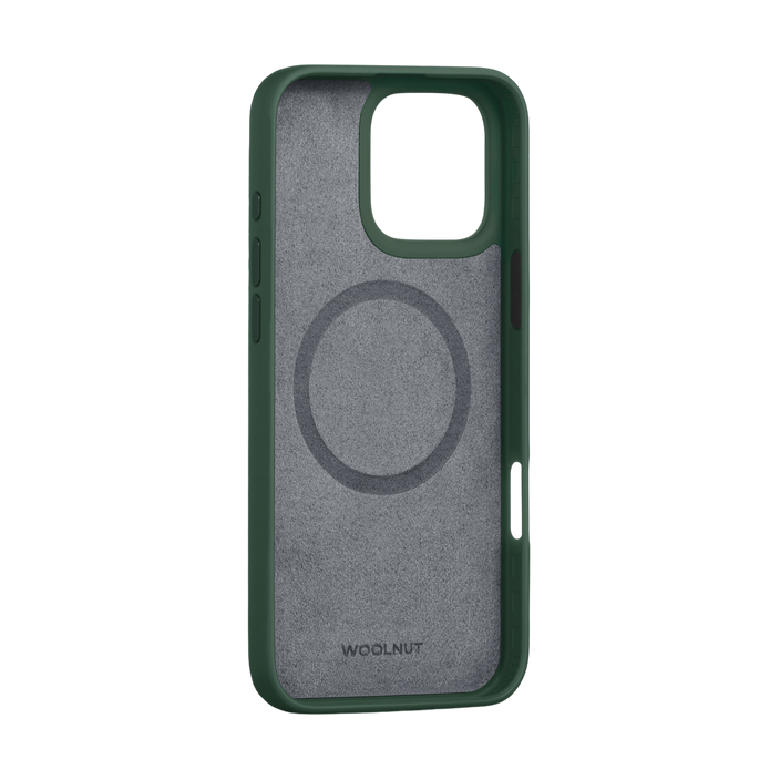 Woolnut Leather Case for iPhone 16 Pro Max - Green 