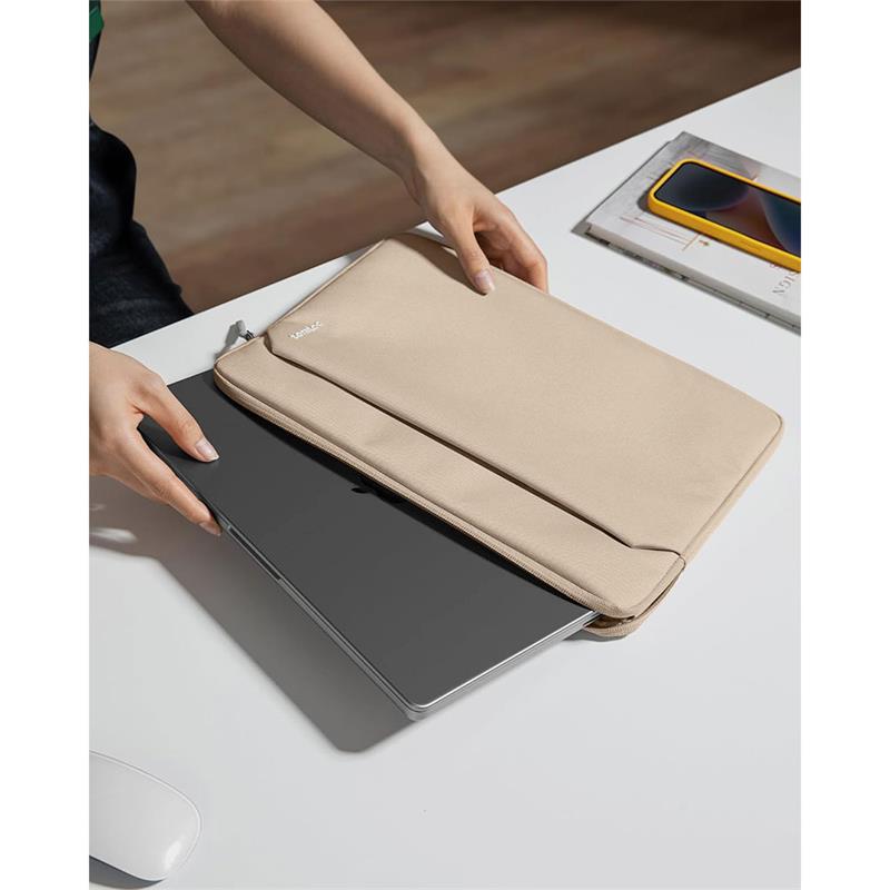 Tomtoc puzdro Light Sleeve pre Macbook Pro 14" M1/M2/M3/M4 - Sand 