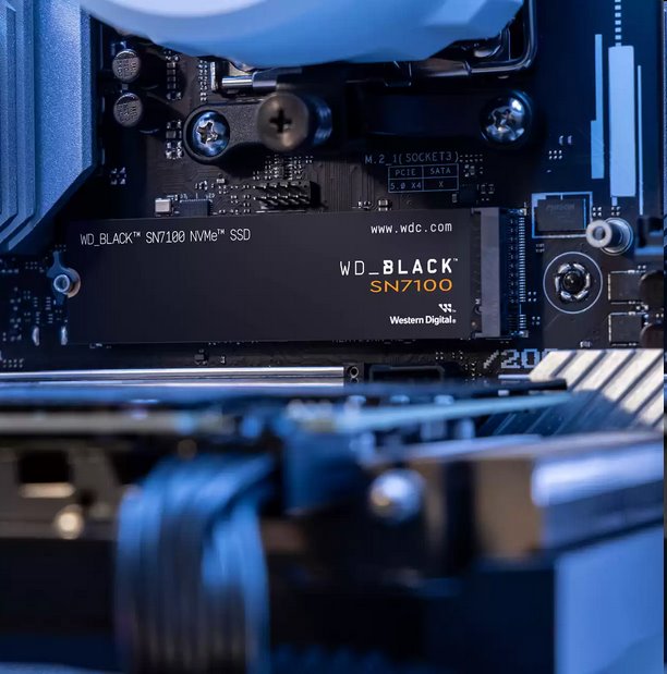 WD Black SN7100 SSD Powered by SanDisk 2TB M.2 NVMe Gen4 7250/6900MBps 