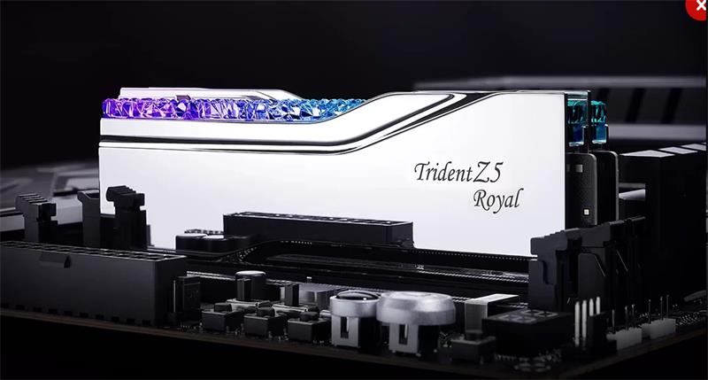 G.SKILL 96GB kit DDR5 6400 CL32 Trident Z5 Royal Silver 
