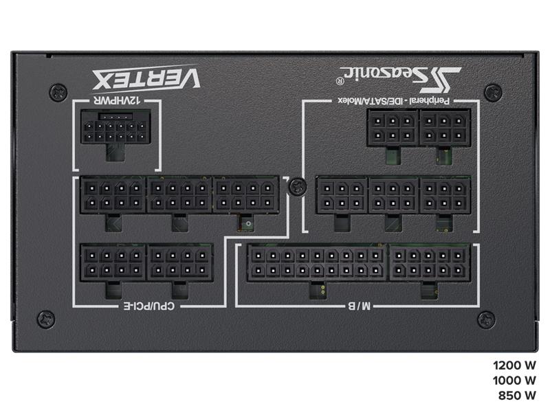 Seasonic VERTEX GX GOLD 850W ATX 3.0, PCIe 5.0, modular POŠKODENÝ OBAL 