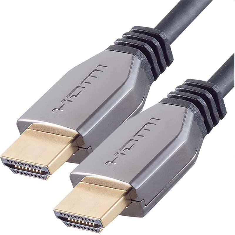 PremumCord ULTRA HDMI 2.1 High Speed + Ethernet kábel 8K @ 60Hz, pozlátené 1.5m 