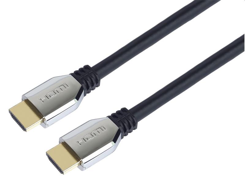 PremiumCord ULTRA HDMI 2.1 High Speed + Ethernet kábel 8K @ 60Hz, pozlátené 3m 