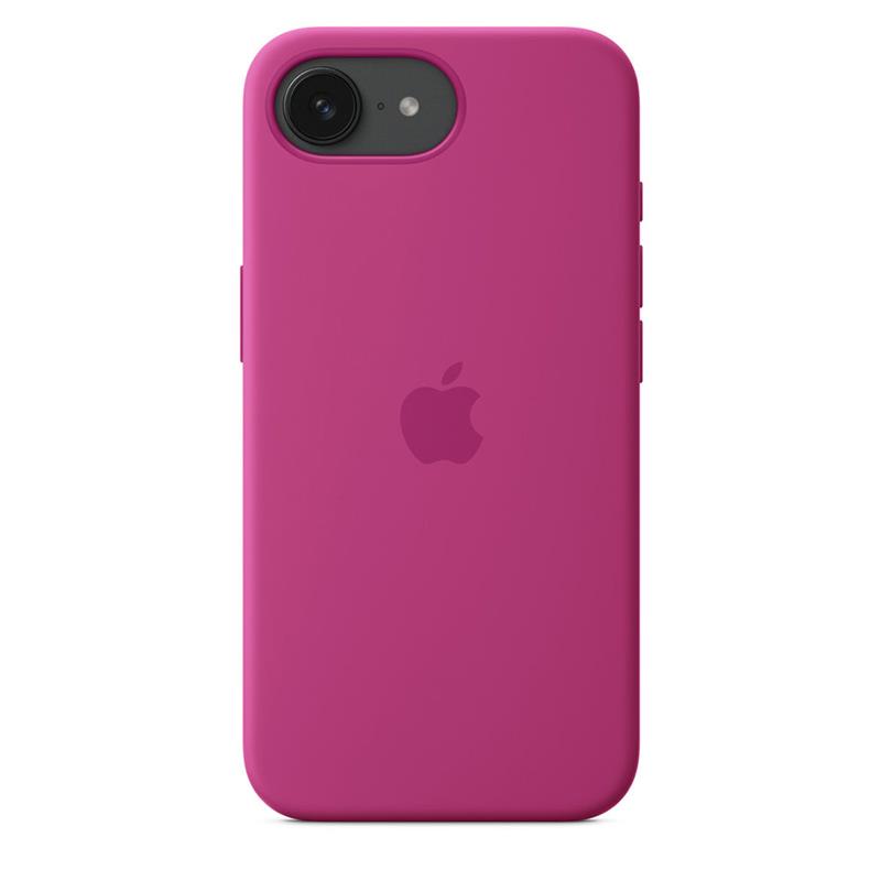 Apple iPhone 16e Silicone Case – Fuchsia 