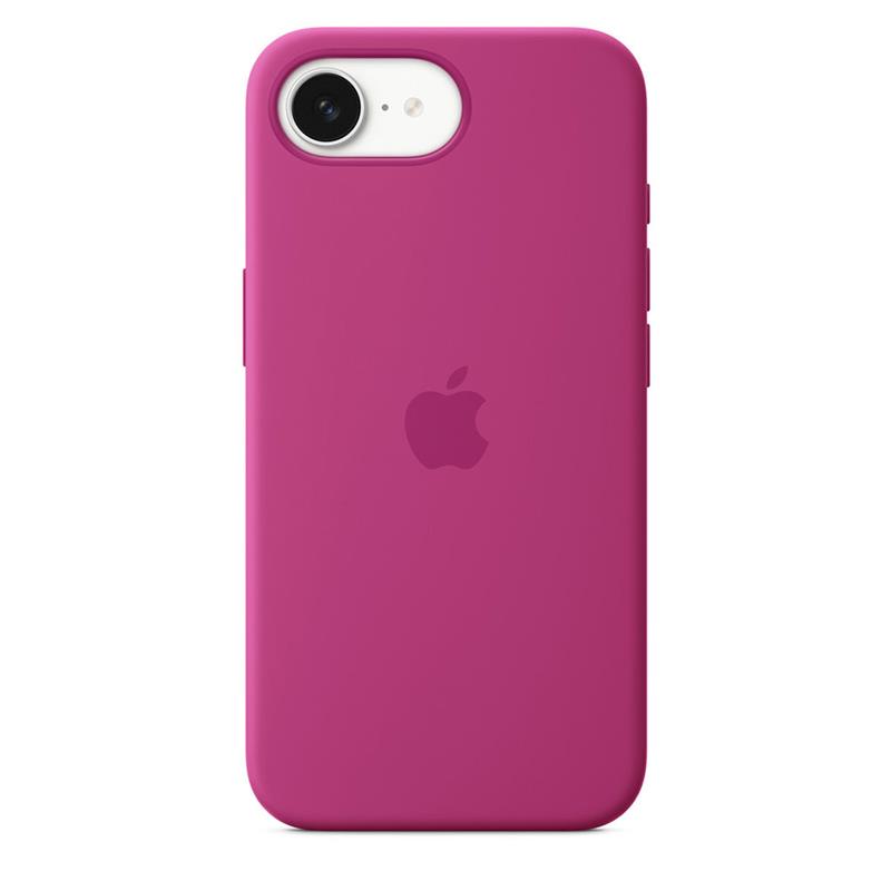 Apple iPhone 16e Silicone Case – Fuchsia 