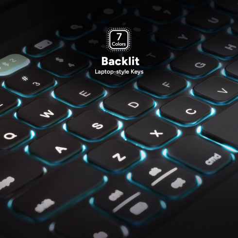 ZAGG klávesnice Pro Keys 2 pre iPad Pro 11" M4 2024 CZ/SK - Black 