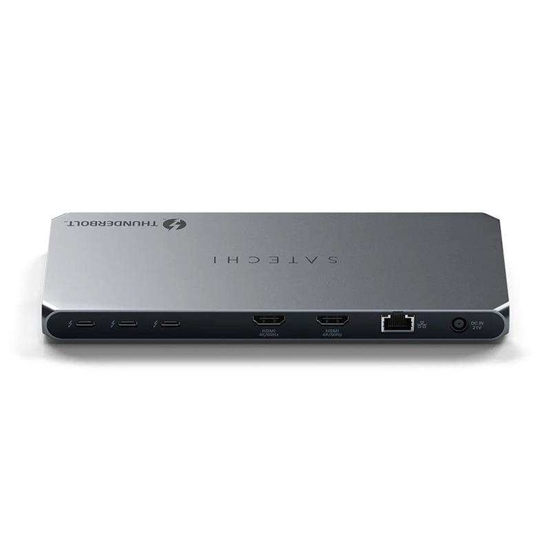 Satechi Thunderbolt 4 Docking Station with DisplayLink - Space Gray 
