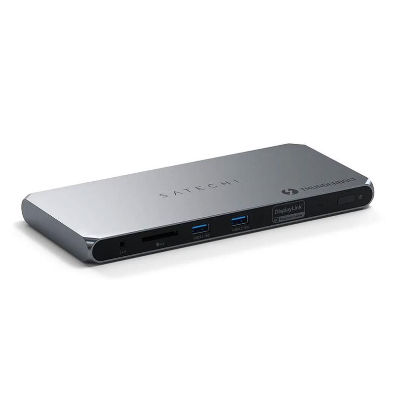 Satechi Thunderbolt 4 Docking Station with DisplayLink - Space Gray 