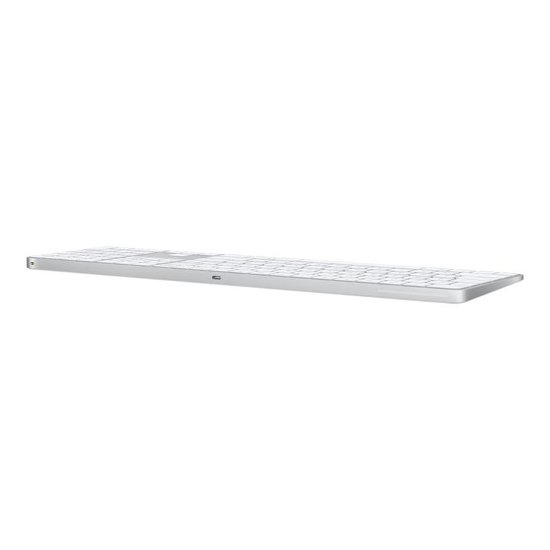Apple Magic Keyboard s Touch ID a Numerickou klávesnicou - INT English - biele klávesy 