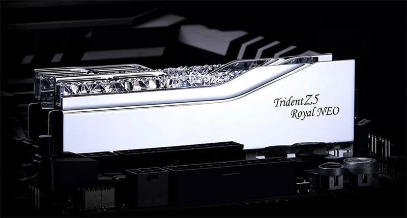 G.SKILL 32GB kit DDR5 6400 CL30 Trident Z5 Royal Neo silver 