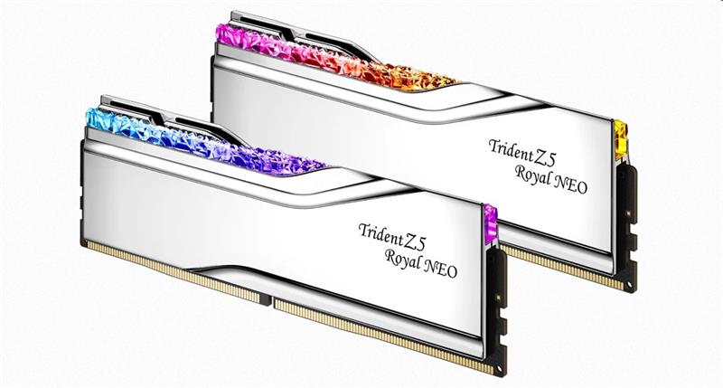 G.SKILL 32GB kit DDR5 6400 CL30 Trident Z5 Royal Neo silver 