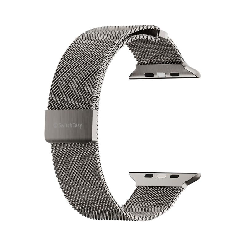 SwitchEasy remienok Mesh Stainless Steel pre Apple Watch 40/41/42mm - Natural 