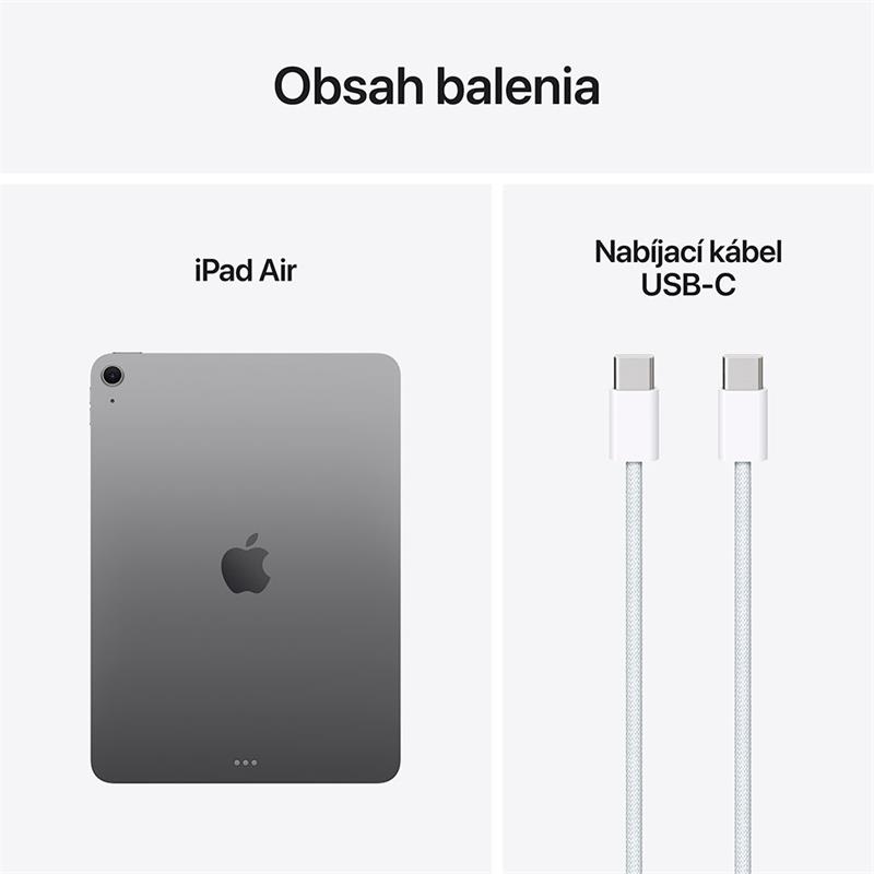 iPad Air 11" Wi-Fi 256GB Kozmický sivý (2025) 