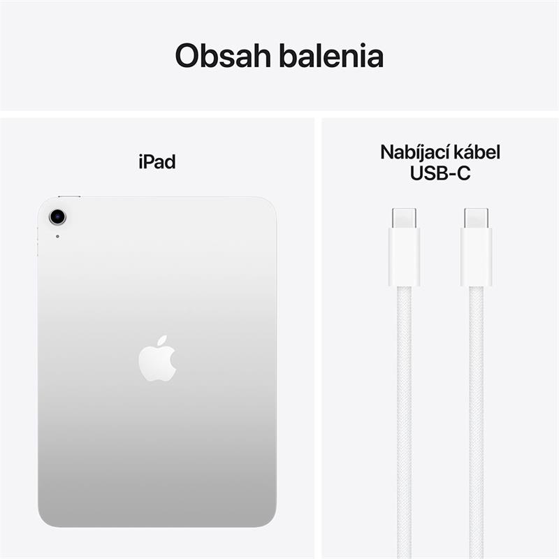iPad 11" Wi-Fi 256GB Strieborný 