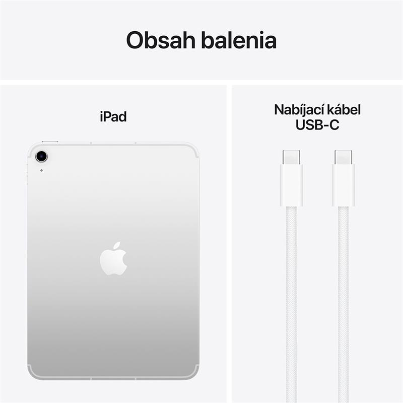 iPad 11" Wi-Fi + Cellular 128GB Strieborný 